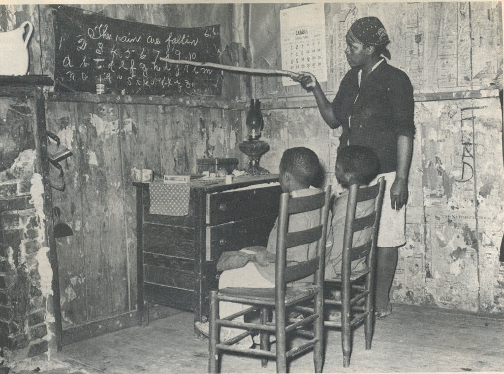 Instruction at home, Transylvania, Louisiana, 1939