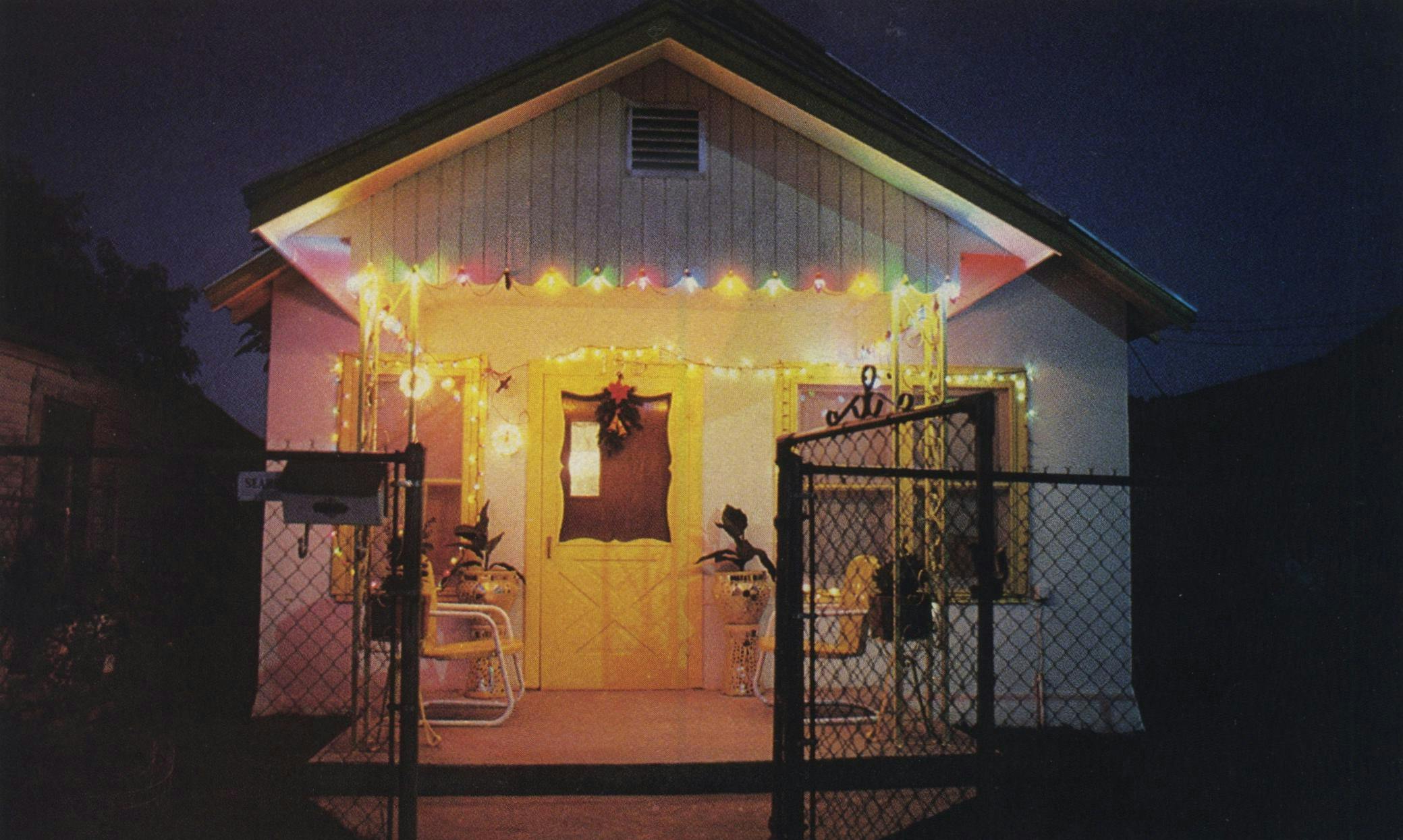 Margarita and Enrique Avila’s house in Brownsville is like a carol in pastels. During the traditional Mexican Christmas season—December 12 to January 6—their spiffily painted yellow and white house sprouts lights and a door decoration of evergreen sprays and golden bells. This is the thirteenth year of Christmas festooning for the Avilas.