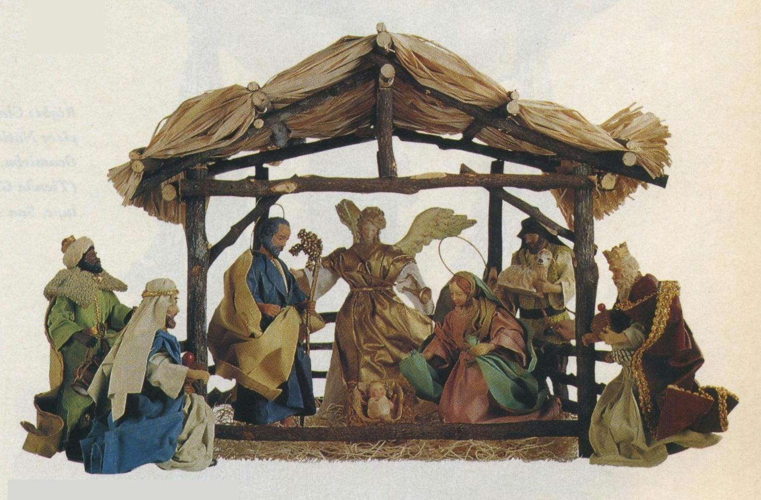 Italian Renaissance knockoff Nativity from Taiwan (Hendley Market).