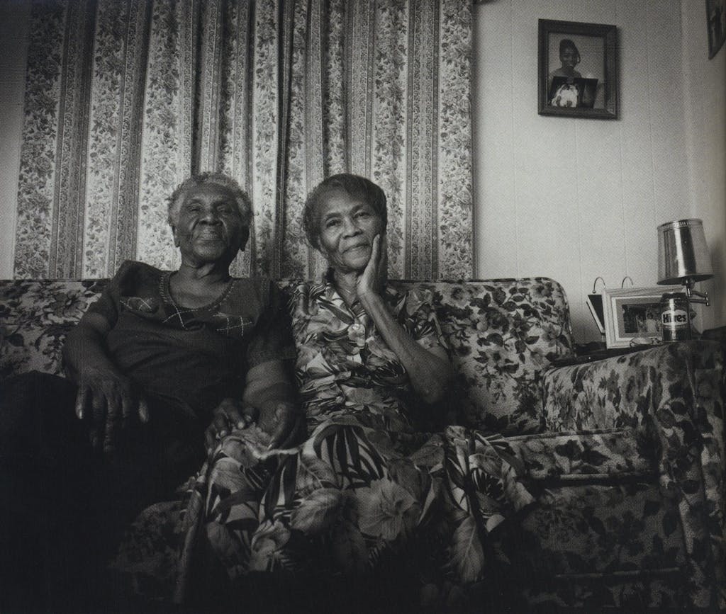 The Hemphill sisters, Vickie (left) and Margie.