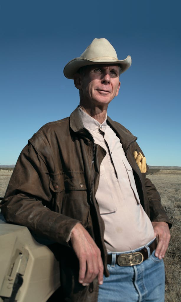 Enemy of the state? Poindexter at this ranch on December 18, 2005. 