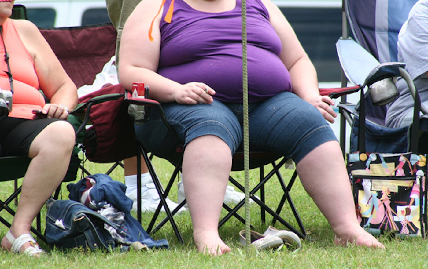 Ожирение. Американские жирные женщины.