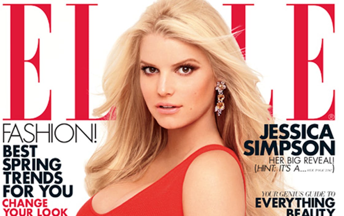 Jessica Simpson Poses Nude On The Cover Of Elle Texas Monthly