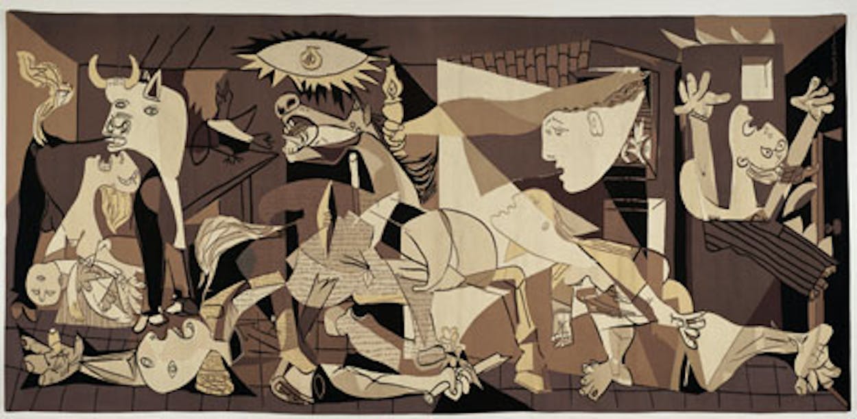 Pablo Picasso's Guernica Tapestry in San Antonio.