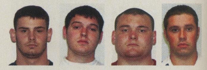 Wes Owens, Dallas Stone, Corey Hicks, and Colt Amox were all charged with aggravated assault.