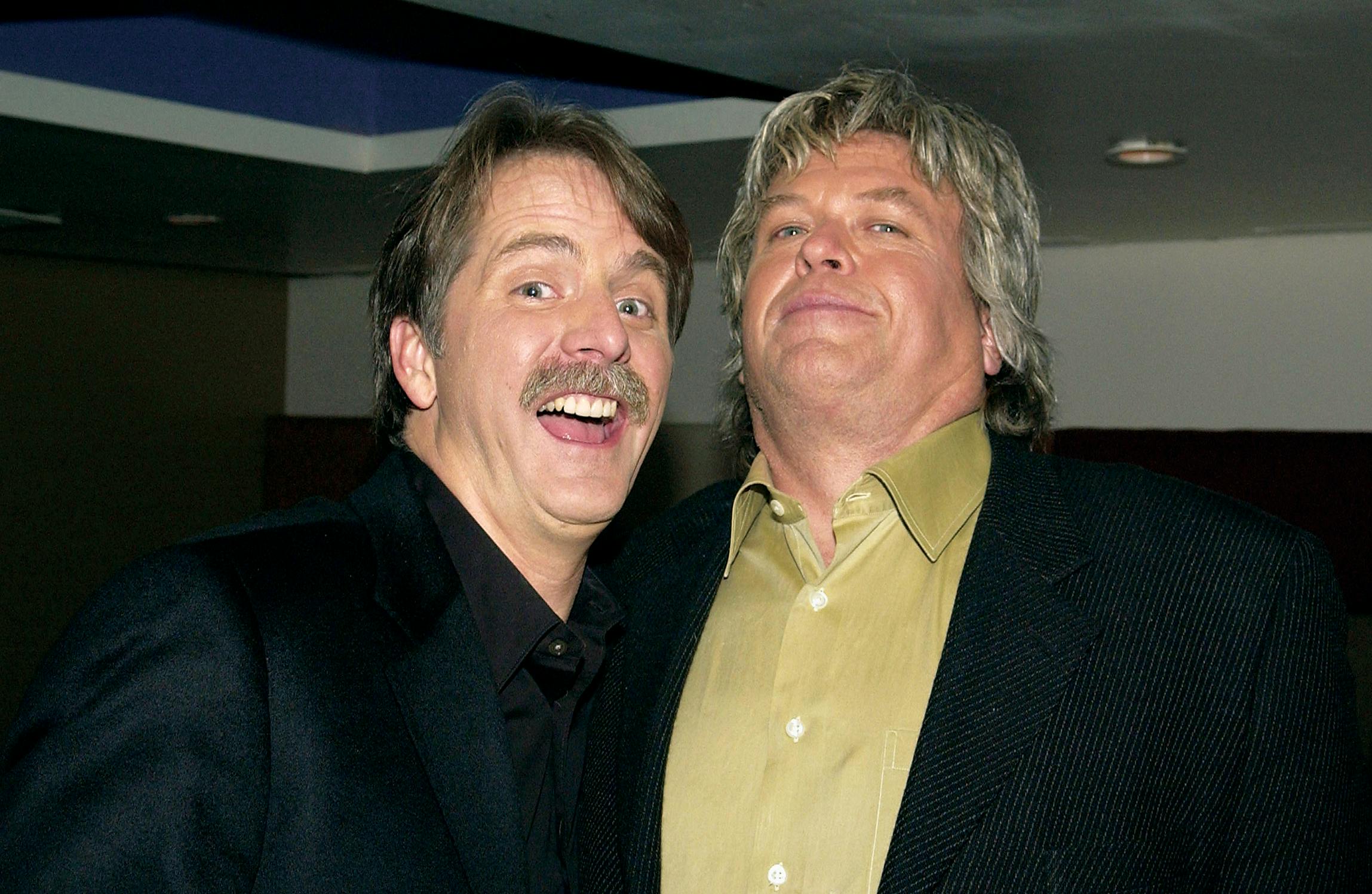Ron White and Jeff Foxworthy, who met at a comedy club in Arlington. 