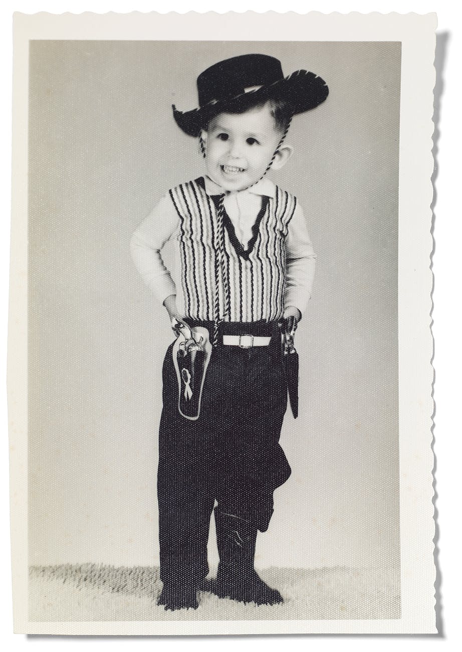 The author as a young vaquero in 1962.