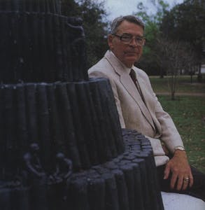 Emeritus Engineering professor Hirsch has long been a critic of the layered wedding-cake design, which is portrayed in a campus statue.