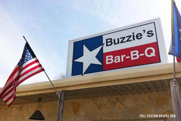 Texas Monthly top 50 BBQ: Buzzie's Bar-B-Q. 