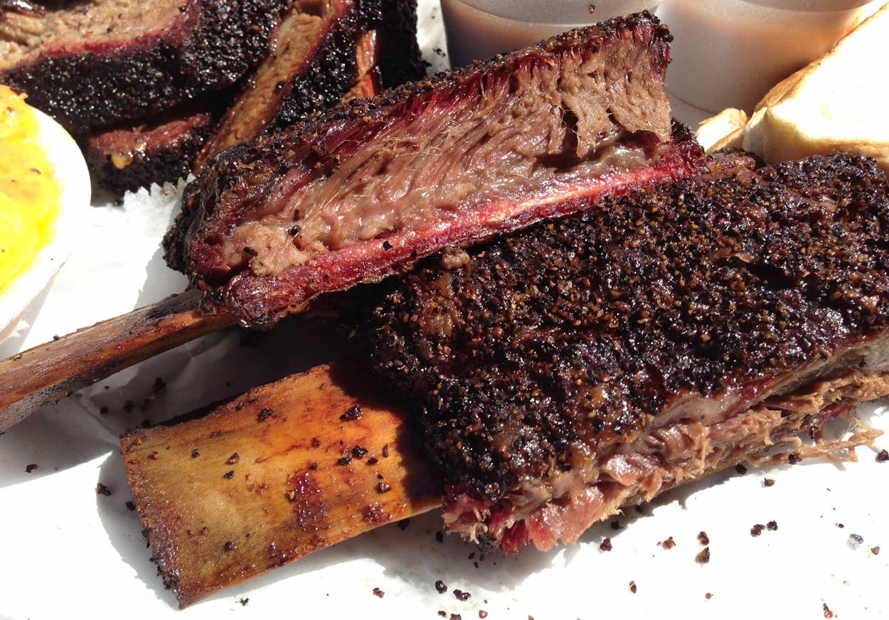 BBQ beef ribs from J Mueller.