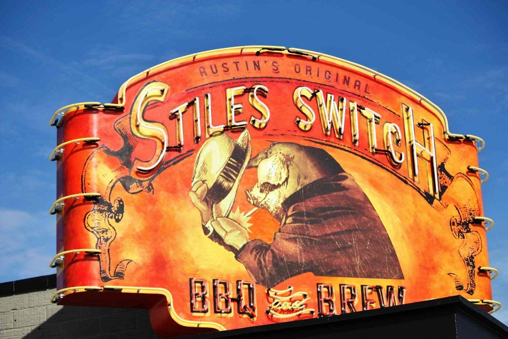 Stiles Switch Sign