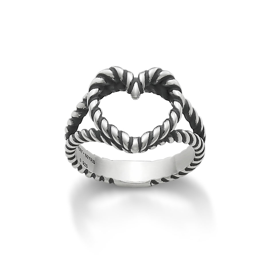 Adorned Hearts Ring in Sterling Silver | James Avery