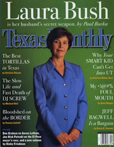 April 2001 Issue Cover