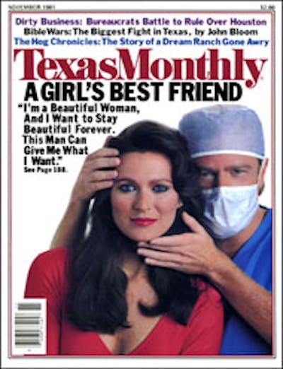 November 1981 Issue Cover