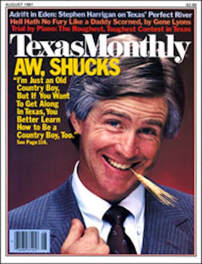 August 1981 Issue Cover