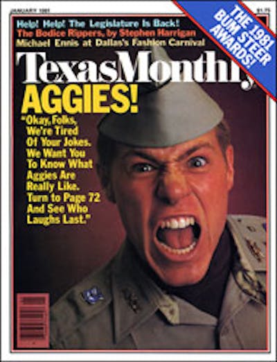January 1981 Issue Cover