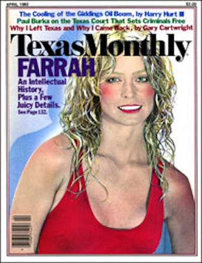 April 1982 Issue Cover