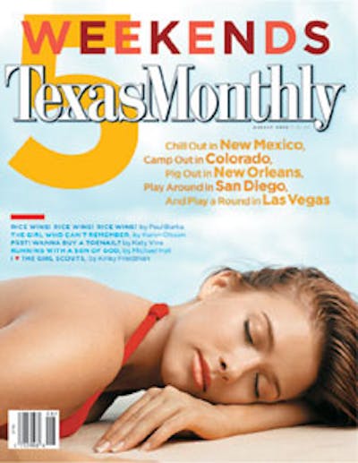 August 2003 Issue Cover