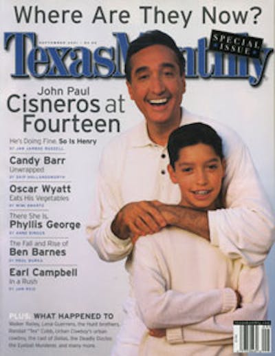 September 2001 Issue Cover