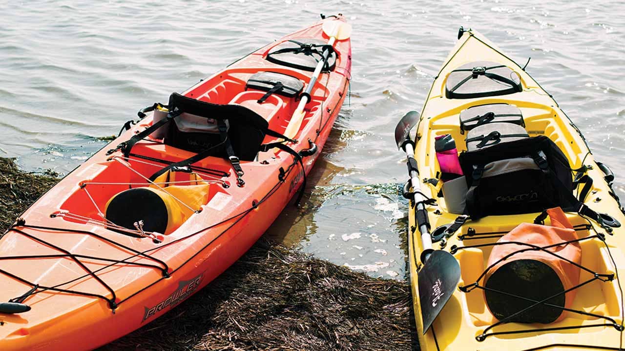 Kayaks, Laguna Madre.