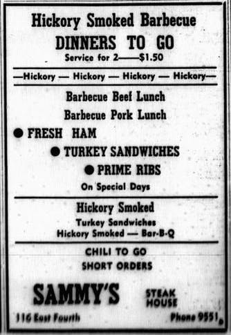 Sammy's Smoked Turkey 1946