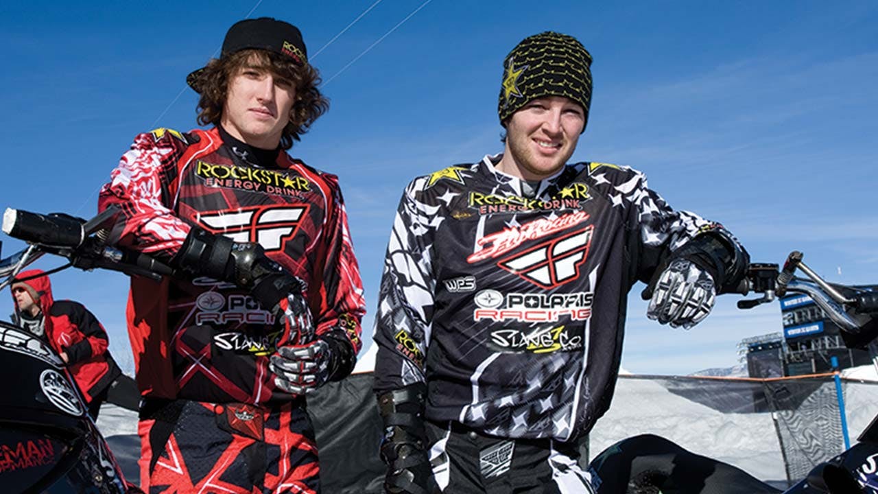 Colten and Caleb Moore during the 2011 Winter X Games in Aspen.