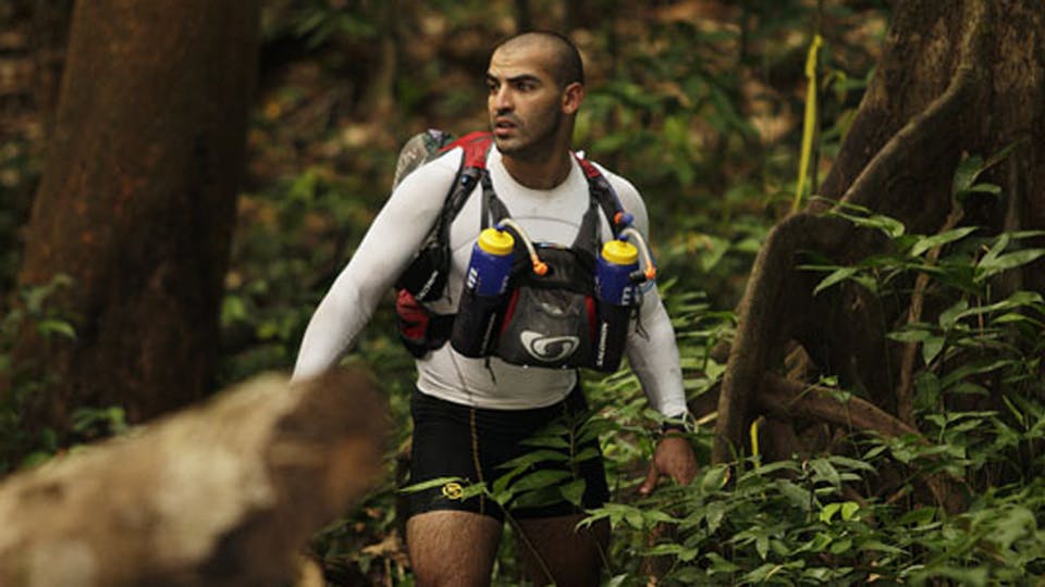Youssef Khater competing in Brazil's 2010 Jungle Marathon.