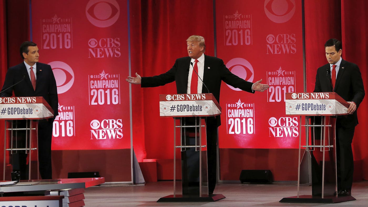 Marco Rubio Defends His 'Small Hands' Criticism Of Donald Trump : NPR