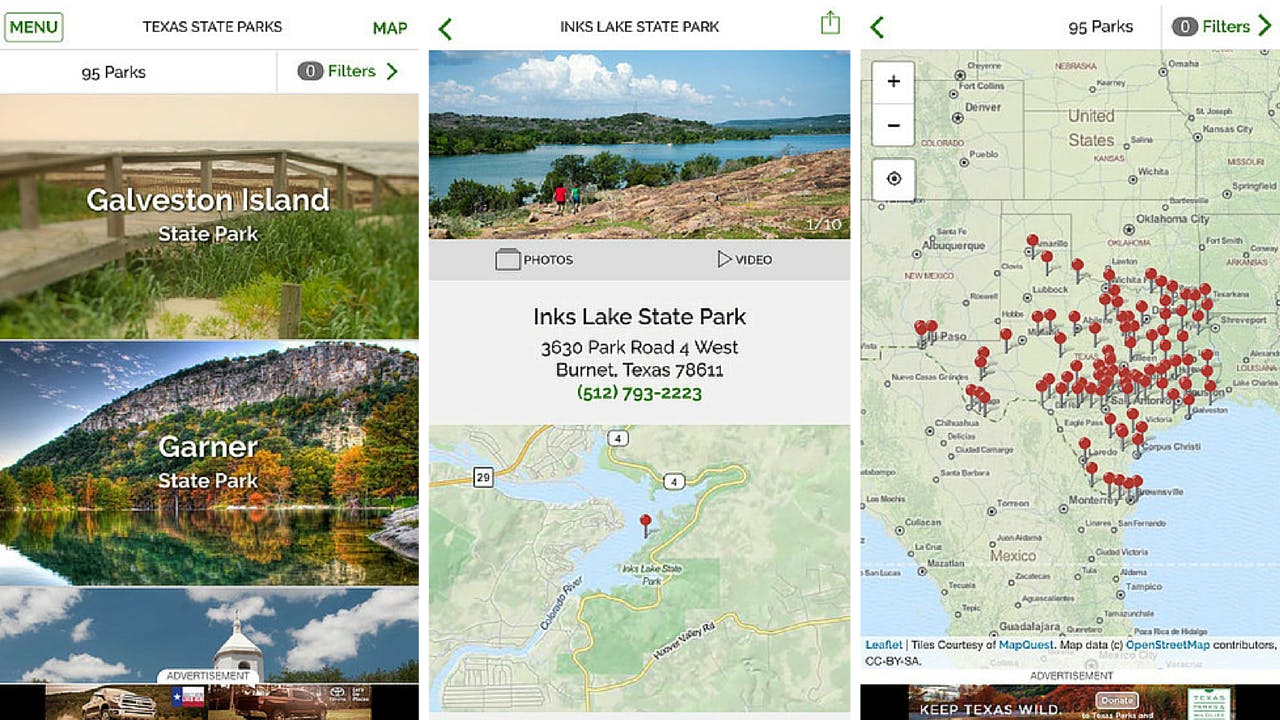texas parks and wildlife app