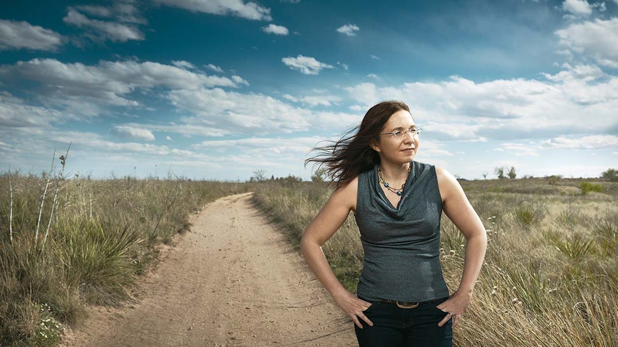 Katharine Hayhoe, photographed in Lubbock on March 31, 2016.
