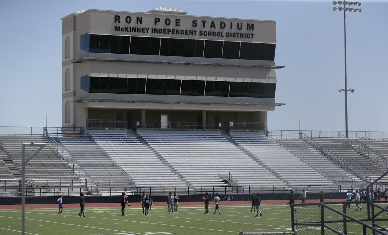Ron Poe Stadium and field.