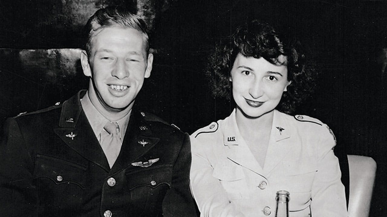Mac and Marjorie, during World War II.