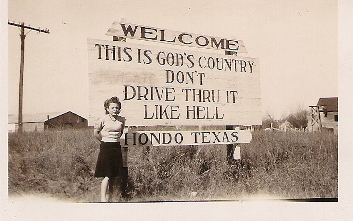 Hondo's "God's Country" Signs Come Under Scrutiny – Texas Monthly