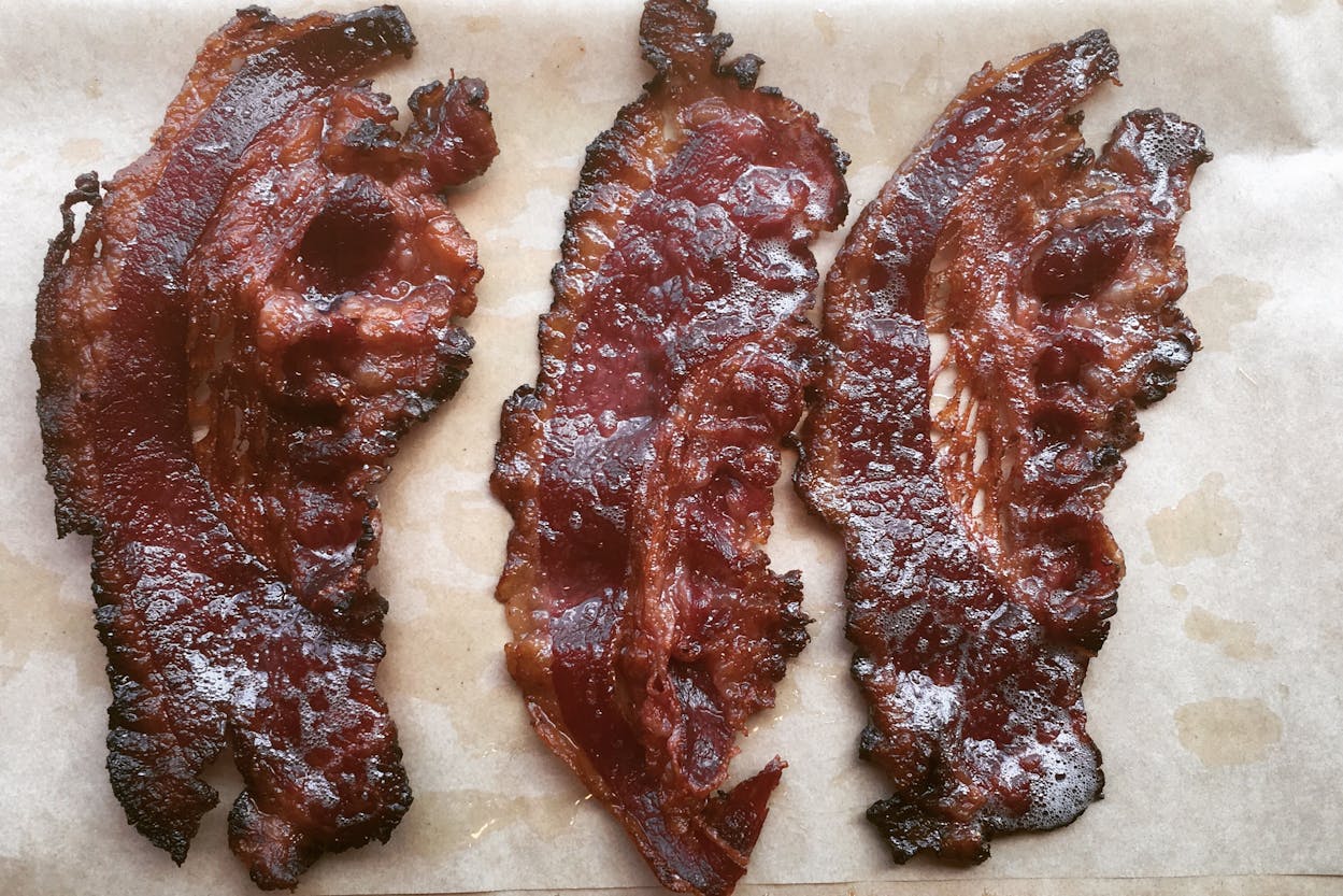 Beef belly bacon.