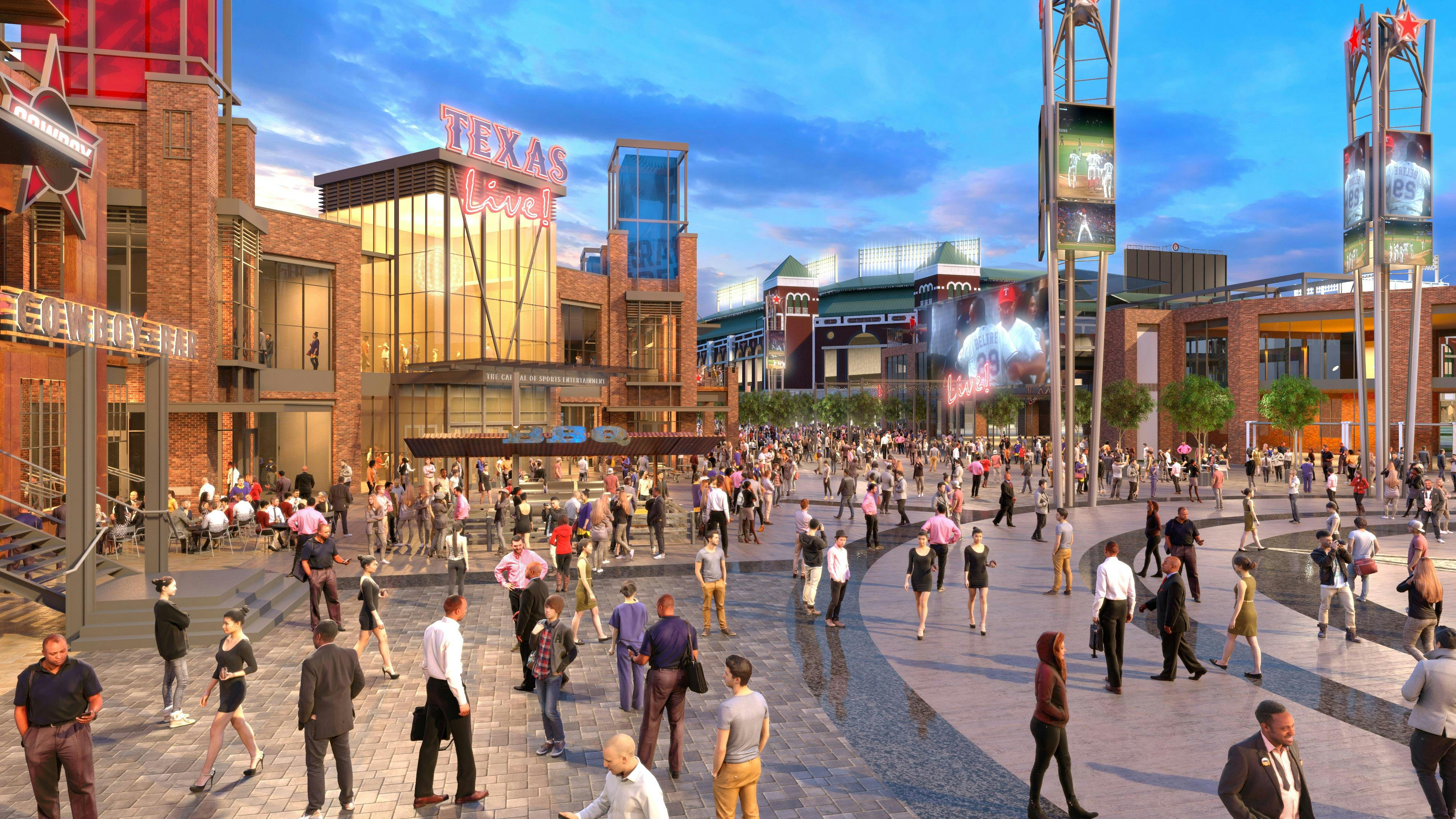 Entertainment venue next to Rangers ballpark to break ground in November,  open in 2018