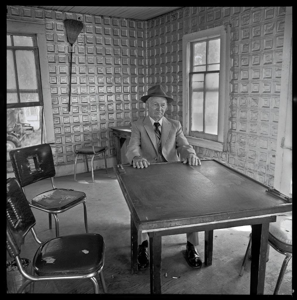A domino parlor near Era, Texas. Photograph by Byrd William IV, 1981.