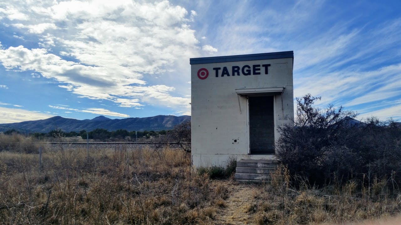 Target Marathon, a new roadside attraction along U.S. 90 between Alpine and Marathon.