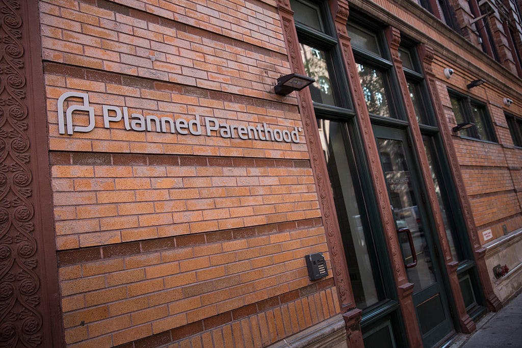 A Planned Parenthood office is seen on November 30, 2015 in New York City.