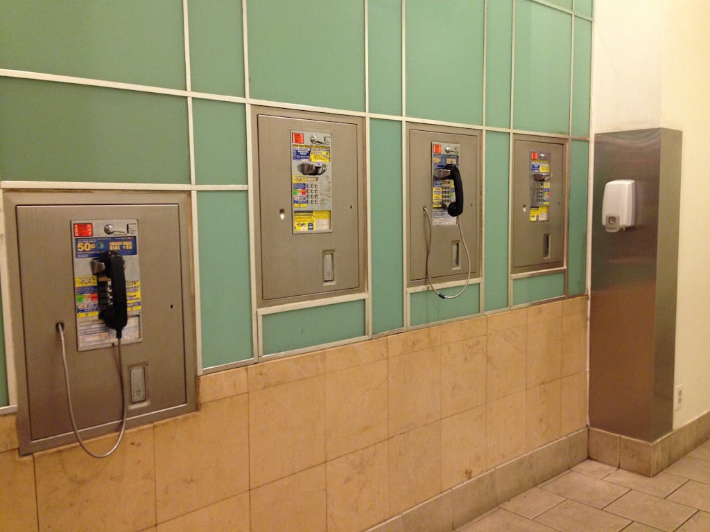 Northwest Mall telephone bank