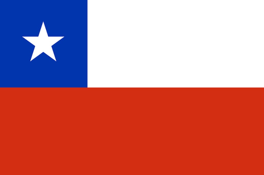 The Chilean flag is not the Texas flag. 