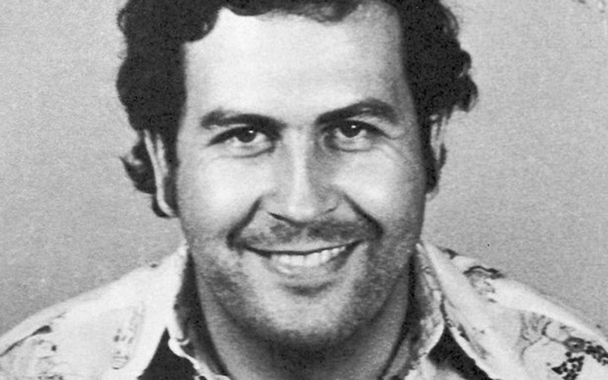 Pablo Escobar mug shot.