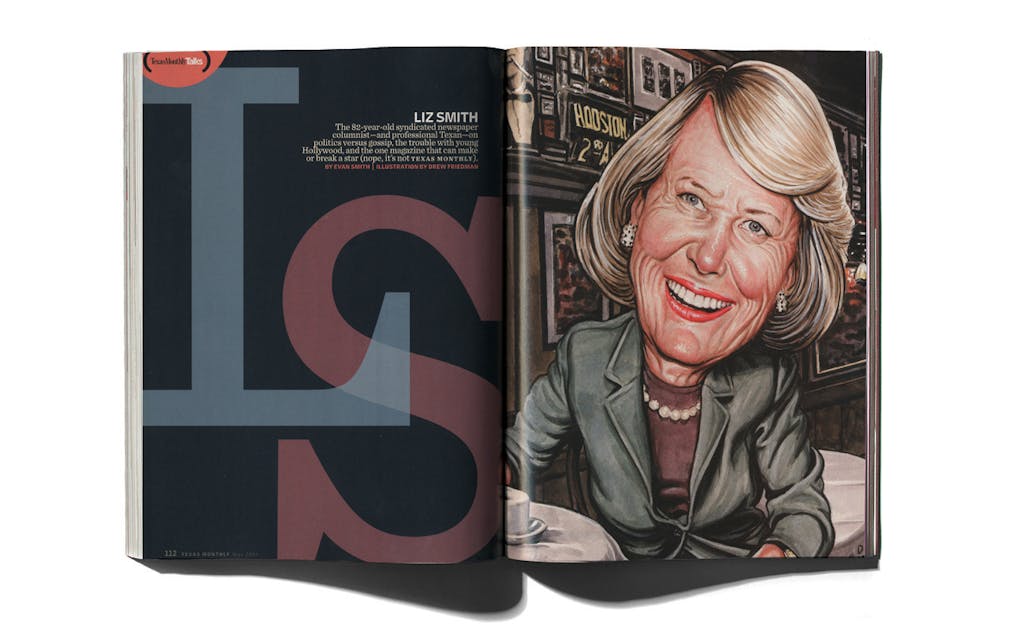 Liz Smith in Texas Monthly’s May 2005 issue.