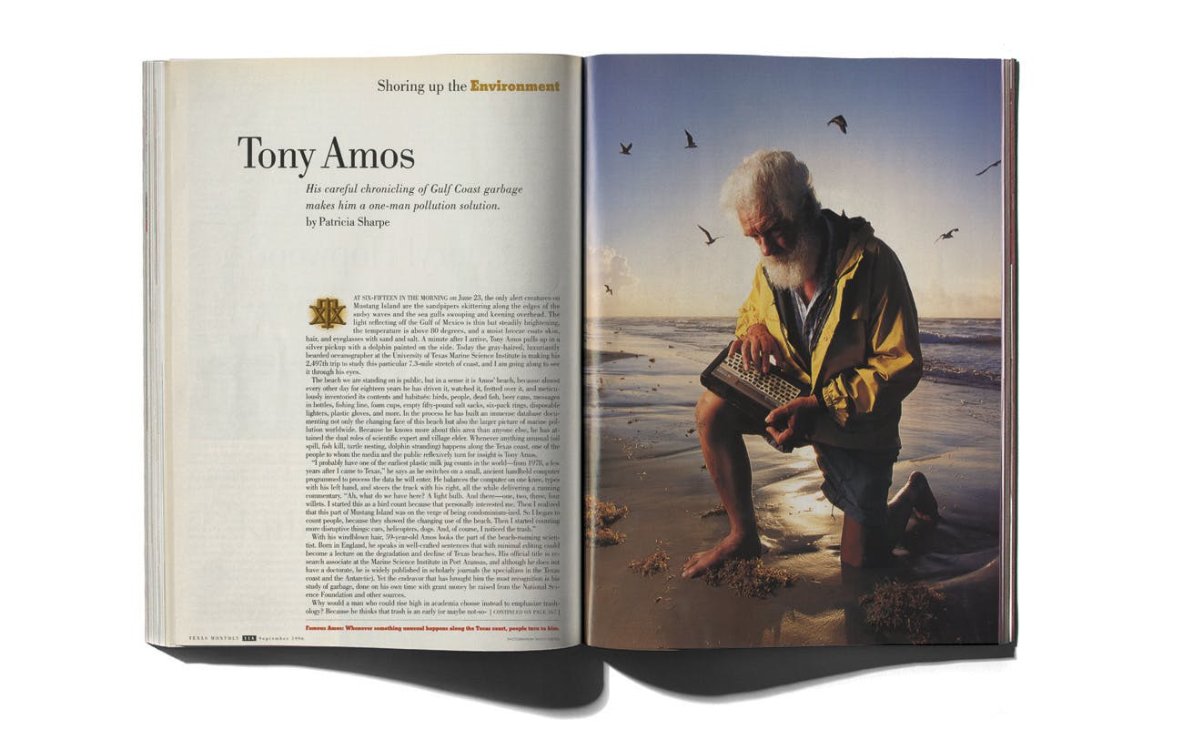 Tony Amos in Texas Monthly’s September 1996 issue