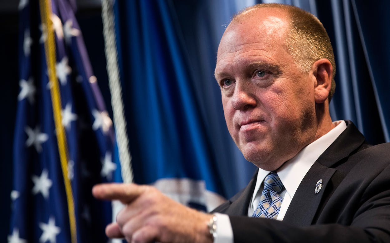 Thomas Homan, Acting Director of Immigration and Customs Enforcement