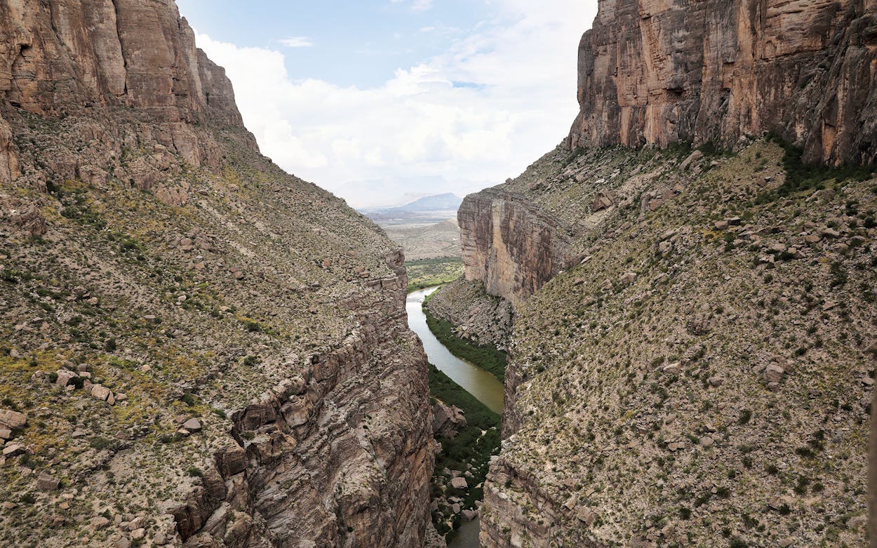 The Rio Grande forms the U.S.-Mexico border.