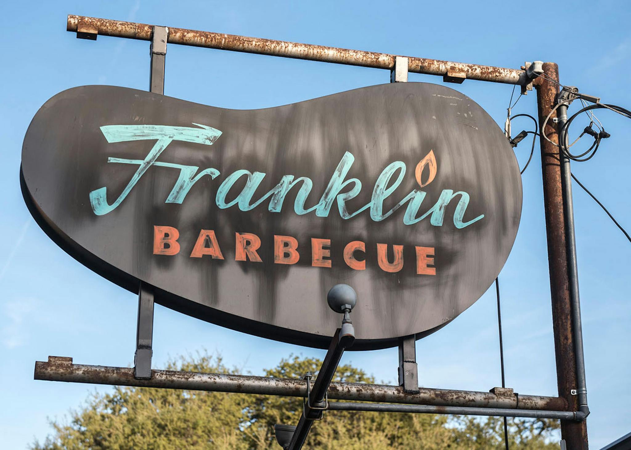 Franklin Barbecue sign.