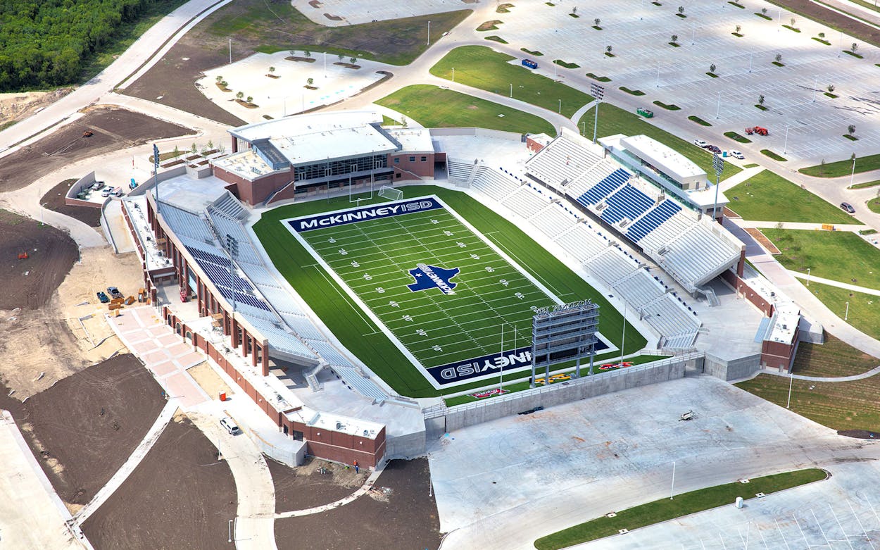 McKinney's $69.9 Million High School Football Stadium Has Cracks Before