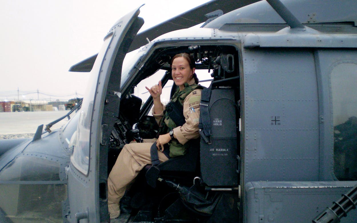 Democrat MJ Hegar released a campaign video online that highlights her time as a rescue helicopter pilot in Afghanistan.