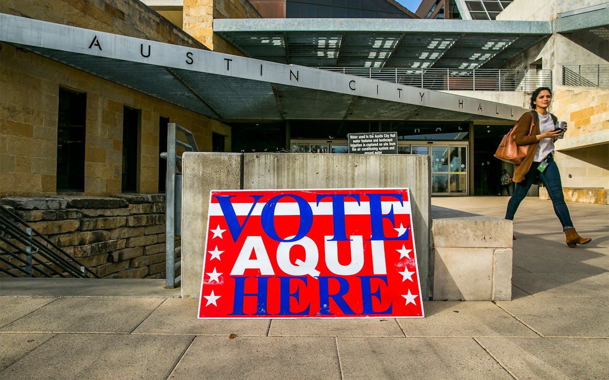 Voting Austin Texas