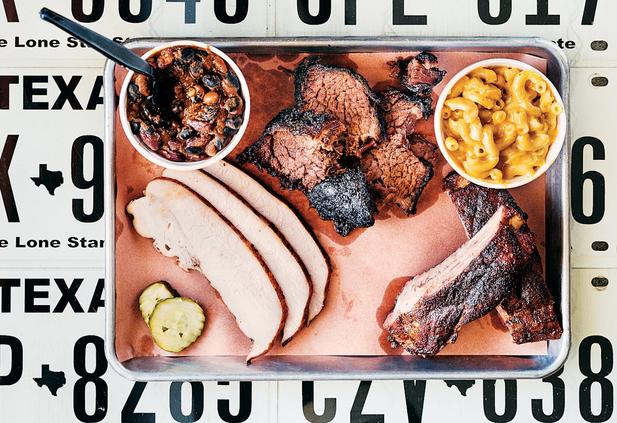 Barbecue and bourbon are what’s on the menu at All the King’s Men, in Bryan.